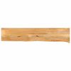 vidaXL bordplade 160x40x2,5 cm naturlig kant massivt mangotr&aelig;