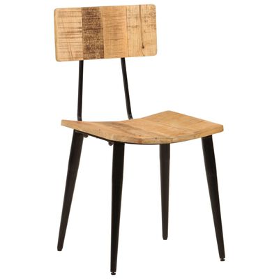 vidaXL spisebordsstole 2 stk. 44x40x80 cm massivt mangotræ