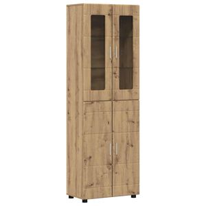 vidaXL Highboard FLORIN 60 x 35 x 182 cm Artisan Egetr&aelig;