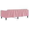 vidaXL daybed 90x200 cm velour pink