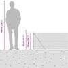 vidaXL Hegnsp&aelig;l S&oslash;lv 100 x 0,5 m (16 x 16 mm meshek) St&aring;l