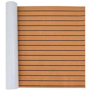 vidaXL B&aring;dm&aring;tte Brun og sort 240 x 90 cm EVA