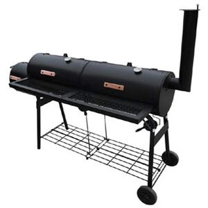vidaXL r&oslash;gegrill Nevada XL sort