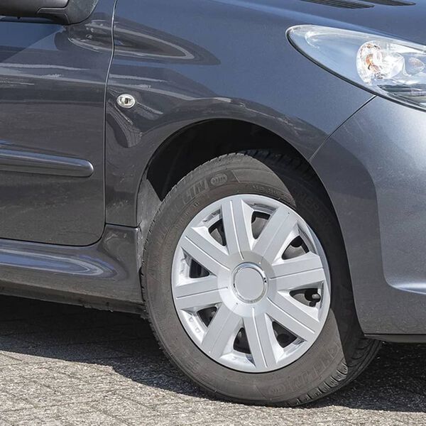 ProPlus hjulkapsler 4 stk. Cosmos 16" s&oslash;lvfarvet