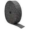 vidaXL Gummigranulat rulle Sort 2000 x 12 x 0,6 cm Gummi