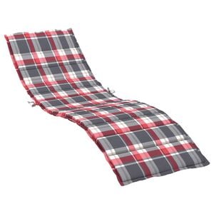 vidaXL hynde til liggestol 200x50x3 cm oxfordstof r&oslash;dternet