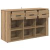 vidaXL Sideboard Artisan Egetr&aelig; 100 x 30 x 59,5 cm Konstrueret tr&aelig;