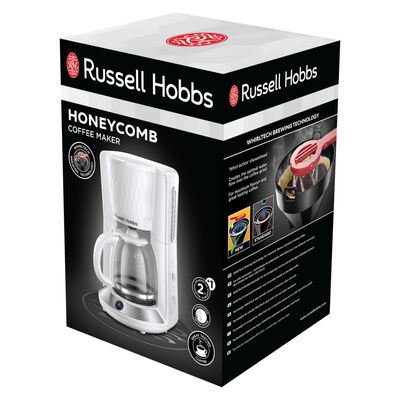 Russell Hobbs kaffemaskine Honeycomb hvid