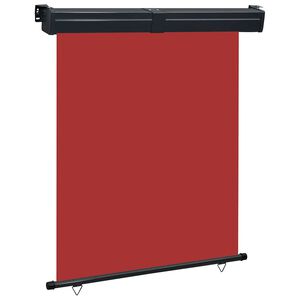 vidaXL sidemarkise til altan 145x250 cm r&oslash;d