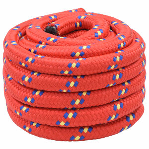 vidaXL Multifunktionelt universaltov 30 mm 5 m R&oslash;d PP