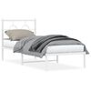 vidaXL sengeramme uden madras med hovedg&aelig;rde 75x190 cm hvid