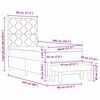 vidaXL Box spring seng med madras Lysegr&aring; 80 x 200 cm Stof