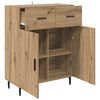 vidaXL Sideboard Artisan Egetr&aelig; 69,5 x 34 x 90 cm Konstrueret tr&aelig;