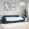 vidaXL daybed med madras 90x200 cm velour bl&aring;