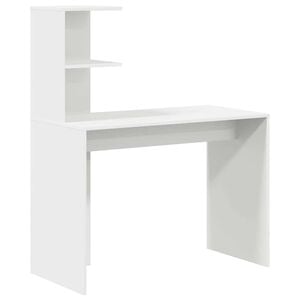 vidaXL Bord Hvid 102 x 50 x 124 cm Konstrueret tr&aelig;
