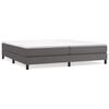 vidaXL Boxspring sengeramme 200x200 cm kunstl&aelig;der gr&aring;