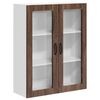 vidaXL V&aelig;gl&aring;gskab LUCCA Brunt eg 80 x 31 x 100 cm Konstrueret tr&aelig;