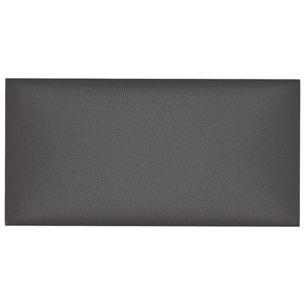 vidaXL vægpaneler 12 stk. 60x30 cm 2,16 m² kunstlæder grå