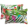 vidaXL Pudebetr&aelig;k 2 stk. HOUTEN Flerfarvet 50 x 70 cm Polyester