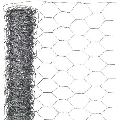Nature sekskantet trådnet 1x10 m 40 mm galvaniseret stål