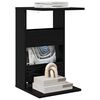vidaXL Sidebord Sort eg 40 x 35 x 60,5 cm Konstrueret tr&aelig;