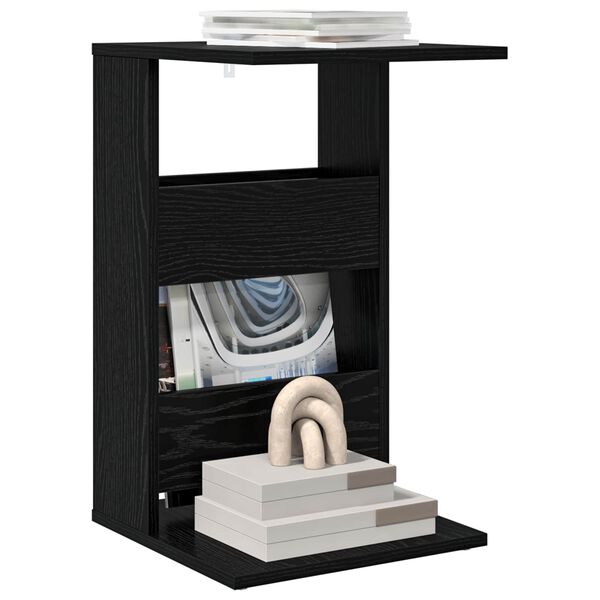 vidaXL Sidebord Sort eg 40 x 35 x 60,5 cm Konstrueret tr&aelig;