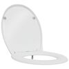 vidaXL Toilet s&aelig;de Hvid 47 x 37 x 4 cm Duroplast
