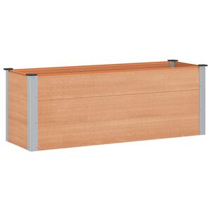 vidaXL H&oslash;jbed Brun 150 x 50 x 54 cm WPC og Aluminium
