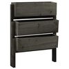 vidaXL foldbar plantekasse 60x14x75 cm massivt fyrretr&aelig; gr&aring;