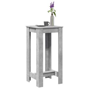 vidaXL barbord 51x50x103,5 cm konstrueret tr&aelig; betongr&aring;