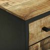 vidaXL Sideboard med skuffe 70 x 35 x 70 cm Massivt mangotr&aelig;