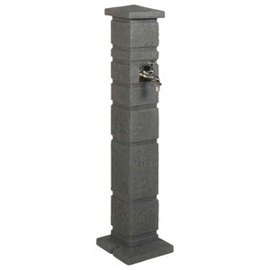 vidaXL Havetransporter Antracit 26 x 26 x 101 cm PE