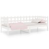vidaXL daybed uden madras 90x200 cm massivt fyrretr&aelig; hvid