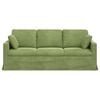 vidaXL Sofa Lys gr&oslash;n Samlede dimensioner: 198 x 78 x 80 cm (B x D x H)