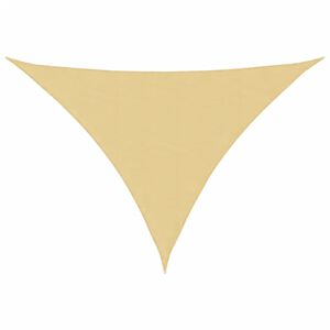 vidaXL solsejl 7x5x5 m 100 % polyesterstof sandfarvet