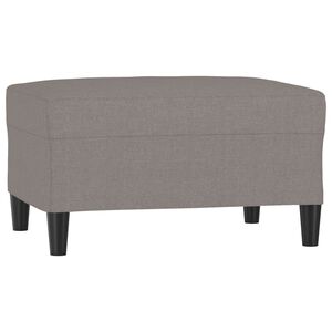 vidaXL fodskammel 70x55x41 cm stof gr&aring;brun