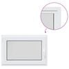 vidaXL K&aelig;ldervindue RISOR 95 x 50 cm PVC og klart almindeligt glas