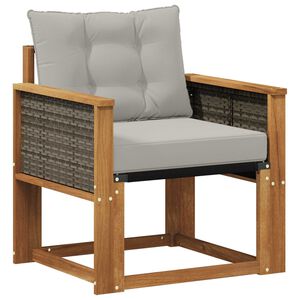 vidaXL Udend&oslash;rs sofa Massivt Akacietr&aelig; Naturfarvet