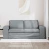 vidaXL Sofa Lysegr&aring; 182 x 80 x 82 cm Stof