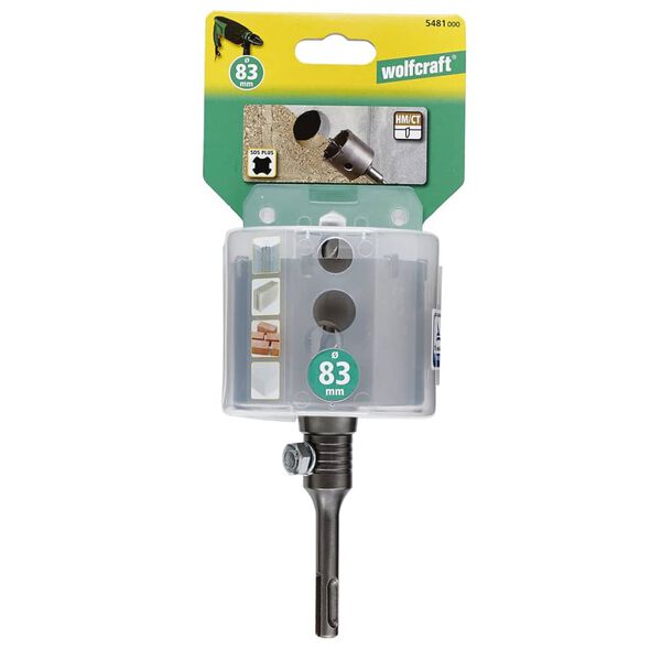 wolfcraft klinge hul ringformet med SDS-plus skaft 83 mm 5481000