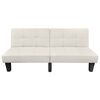 vidaXL sovesofa justerbar beige