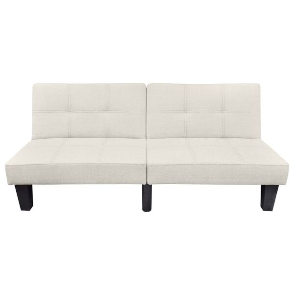 vidaXL sovesofa justerbar beige