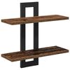 vidaXL Sv&aelig;vehylder Gammelt tr&aelig; 40 x 15 x 40 cm Konstrueret tr&aelig;