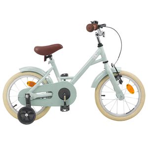 vidaXL B&oslash;rnecykel 12 tommer til 2-4 &aring;r gamle Lys gr&oslash;n