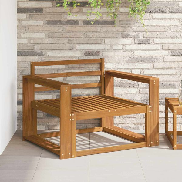 vidaXL Udend&oslash;rs Mellem Sofa Massivt Akacietr&aelig; Naturfarvet