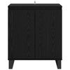 vidaXL Sideboard Sort eg 60 x 35 x 70 cm Konstrueret tr&aelig;