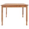 vidaXL havebord 200x100x75 cm massivt teaktræ