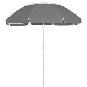 vidaXL strandparasol 300 cm antracitgr&aring;
