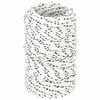 vidaXL Multifunktionelt universaltov 2 mm 25 m Hvid Polyester