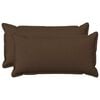 vidaXL Pudebetr&aelig;k 2 pcs HOUTEN Brun 40 x 70 cm Faux Linned